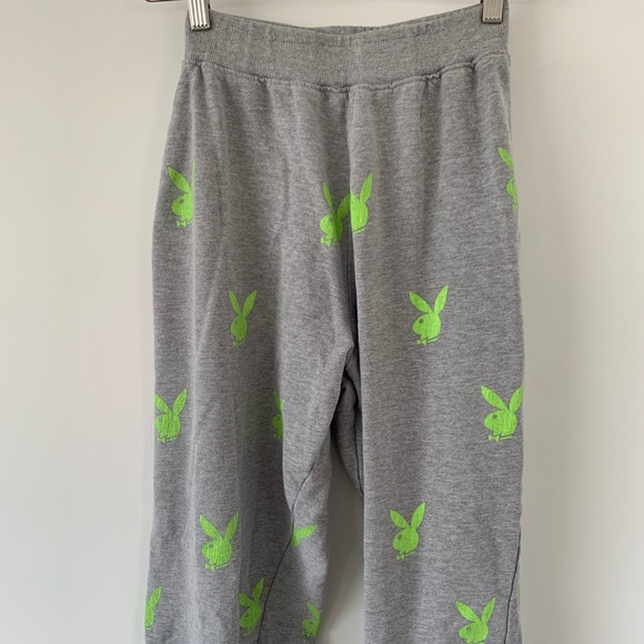 Missguided Playboy Grey And Neon Green 